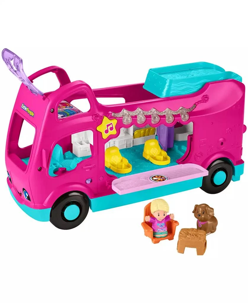Little People Fisher-Price Barbie Little Dreamcamper RV Playset with Music, Lights and 2 Figures 1
