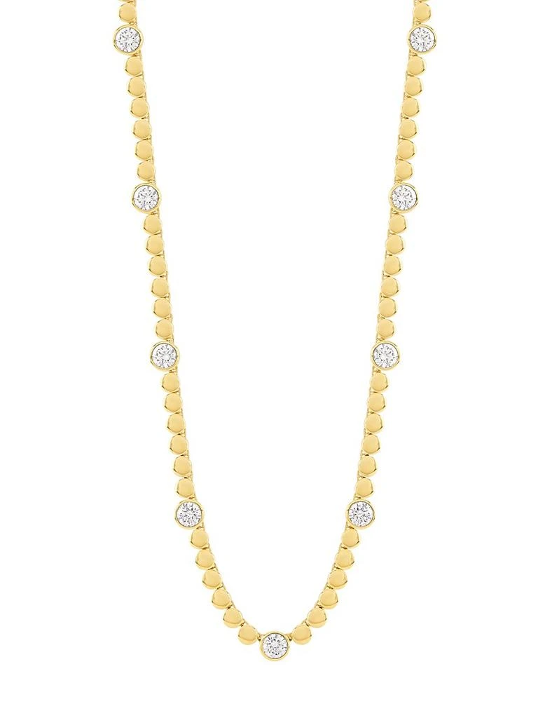 Adriana Orsini Basel 18K Gold-Plated & Cubic Zirconia Station Necklace 1