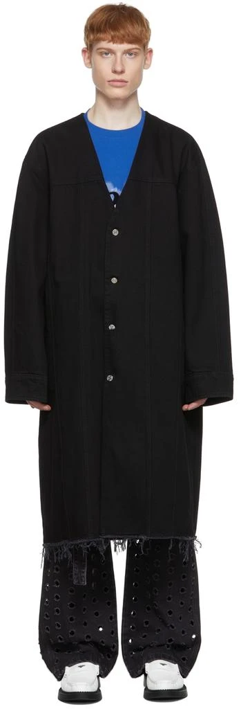 We11done Black Denim Jacket 1