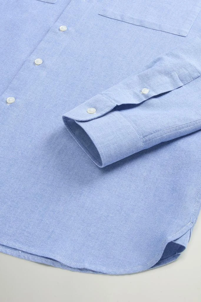 Woolrich Pure Cotton Oxford Shirt by Todd Snyder - Men - Blue 7