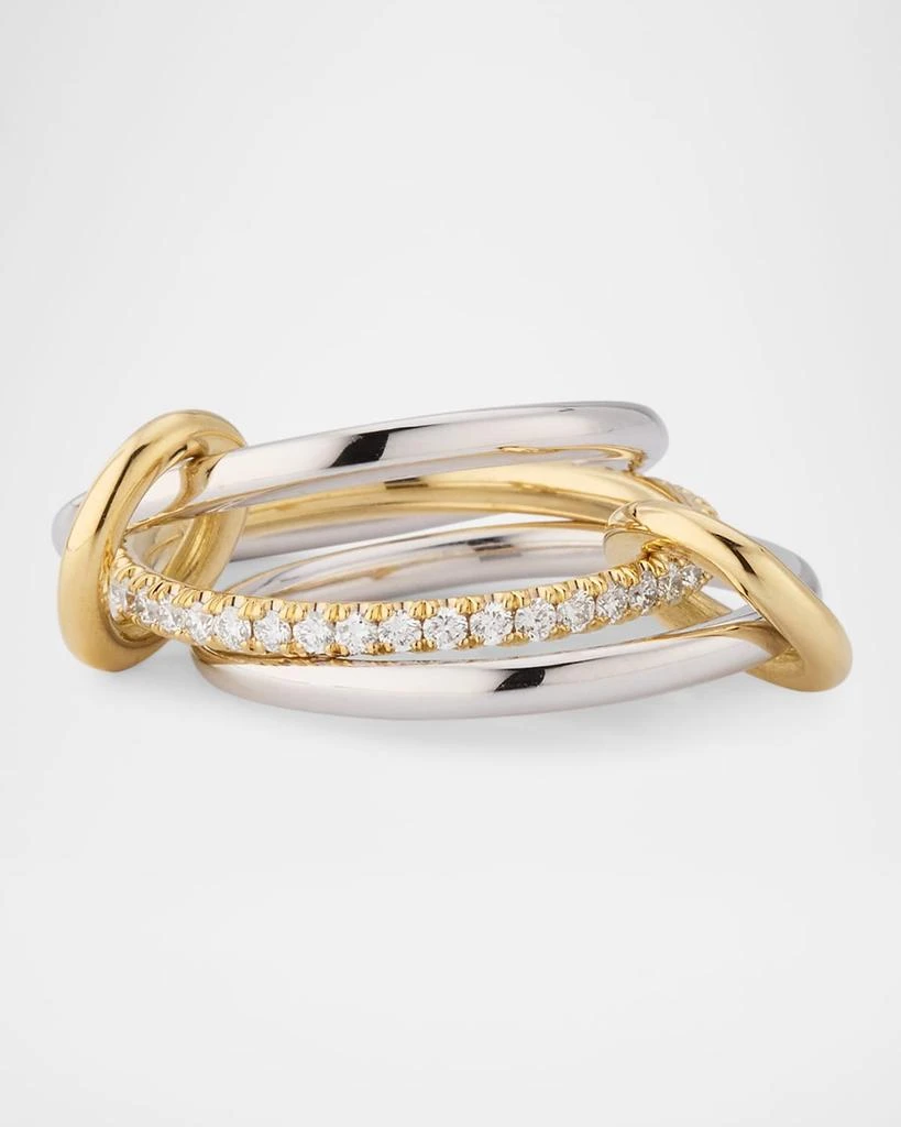 Spinelli Kilcollin Sonny Two-Tone Ring with Diamonds 3