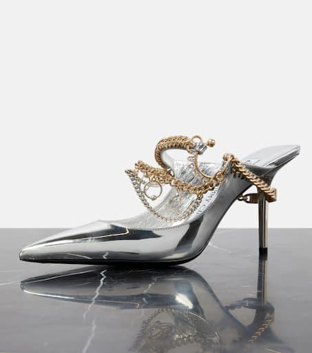 Jimmy Choo x Jean Paul Gaultier embellished leather