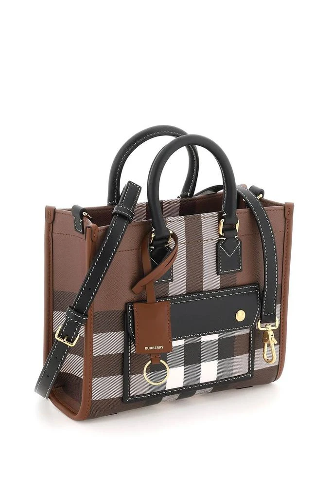 Burberry Burberry Tartan Checked Freya Tote Bag 3