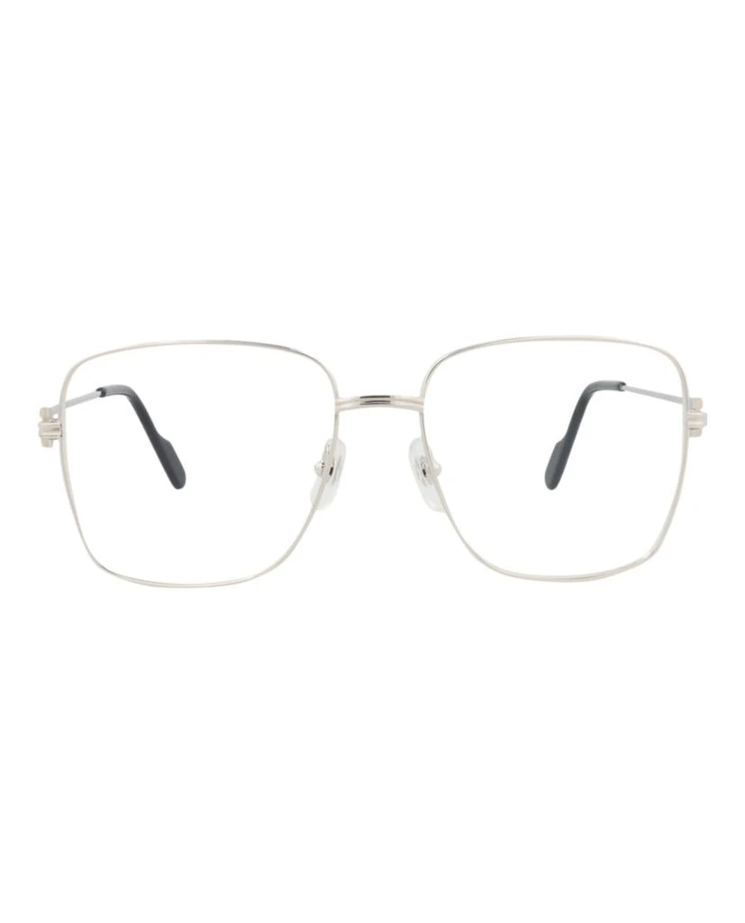 Cartier Square-Frame Metal Optical Frames