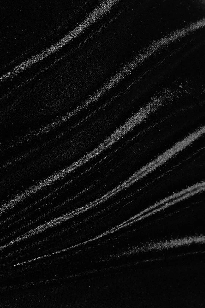 Norma Kamali Strapless velvet maxi dress 4