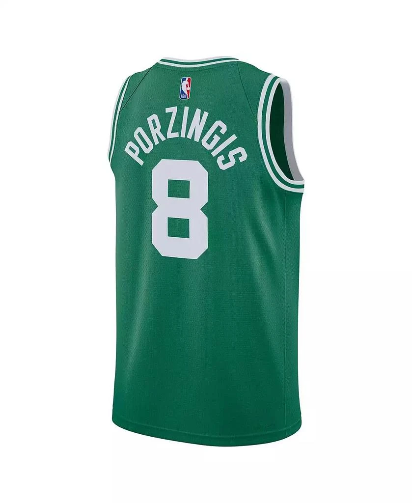 NIKE Men's and Women's Kristaps Porzingis Kelly Green Boston Celtics Swingman Jersey - Icon Edition 3