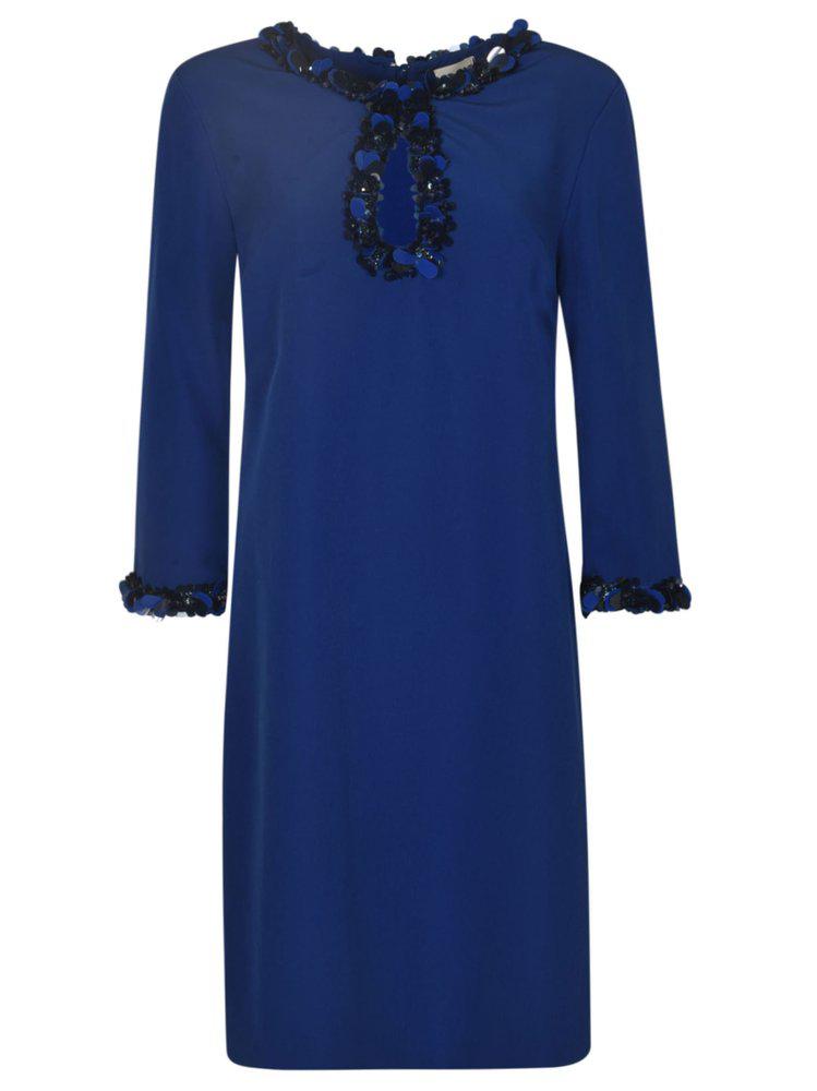 P.A.R.O.S.H. P.A.R.O.S.H. Sequin Embellished Mini Dress