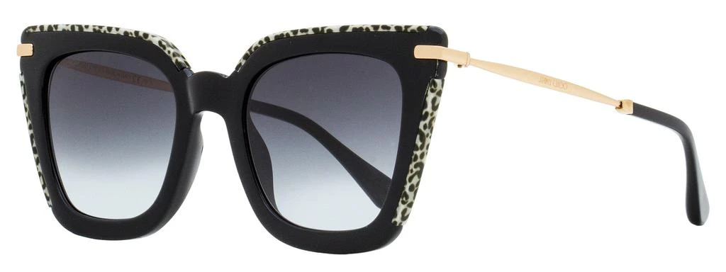 Jimmy Choo Women's Square Sunglasses Ciara /G FP39O Black/Leopard 52mm 1