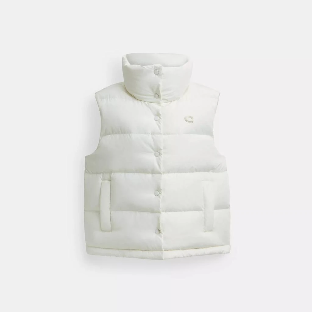 Coach Outlet Puffer Vest In Recycled Polyester 2