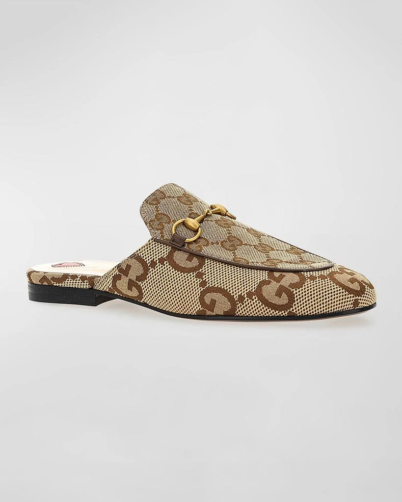 Gucci Princetown GG Canvas Loafer Mules 2