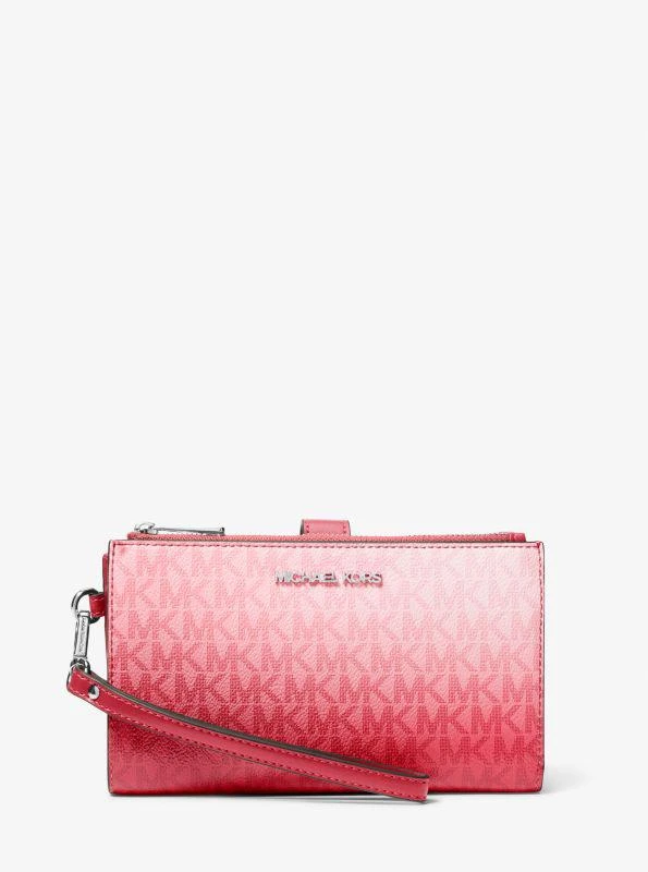 Michael Kors Jet Set Large Ombré Signature Logo Wristlet