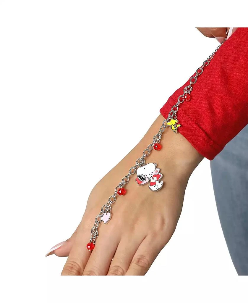 Peanuts Snoopy Heart Letter Bracelet 4