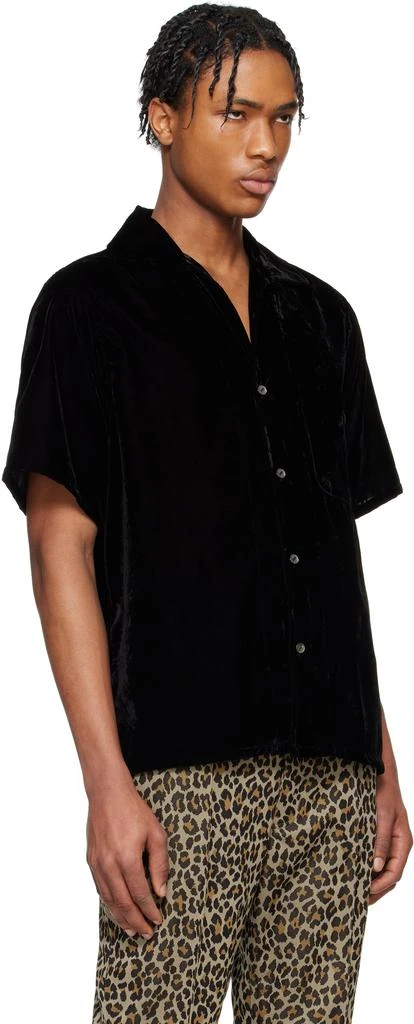 Needles Black Italian Collar Shirt 2