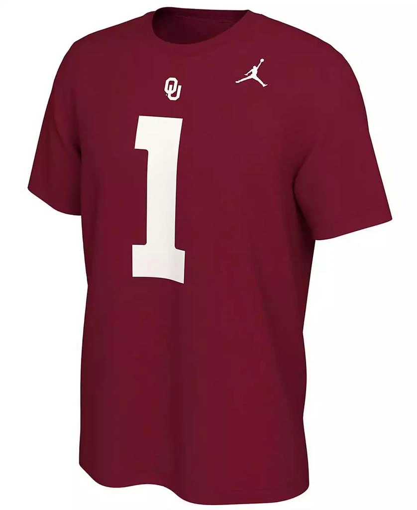 Jordan Men's Kyler Murray Crimson Oklahoma Sooners Alumni Name Number T-shirt 3