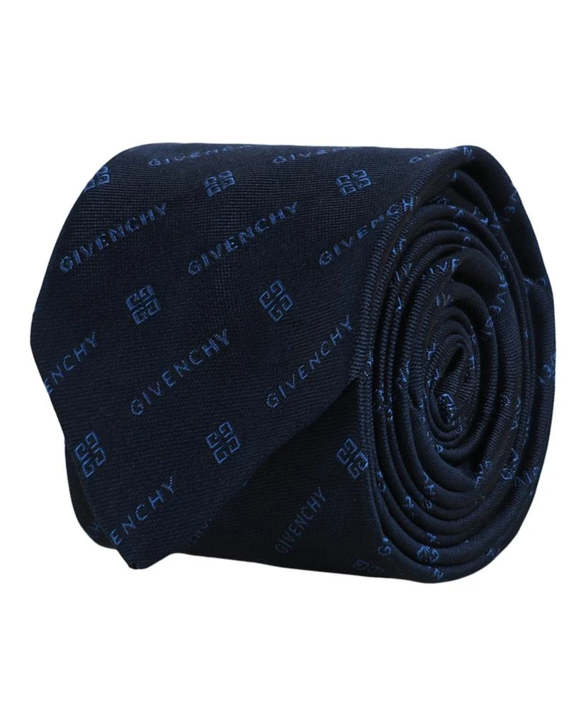 Givenchy Diagonal Logo Silk Tie 1