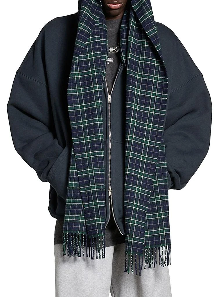 Balenciaga Unity Sports Icon Scarf Zip-Up Oversized Hoodie 3