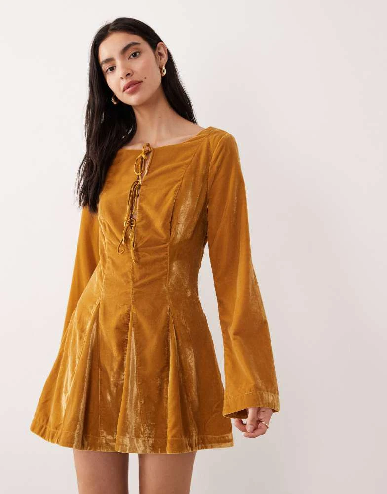 women's rose gold dress Free People Free -est Taking Sides Mini Dress – White Chocolate Couture