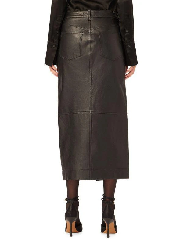 DL1961 Asra Leather Midi-Skirt 3