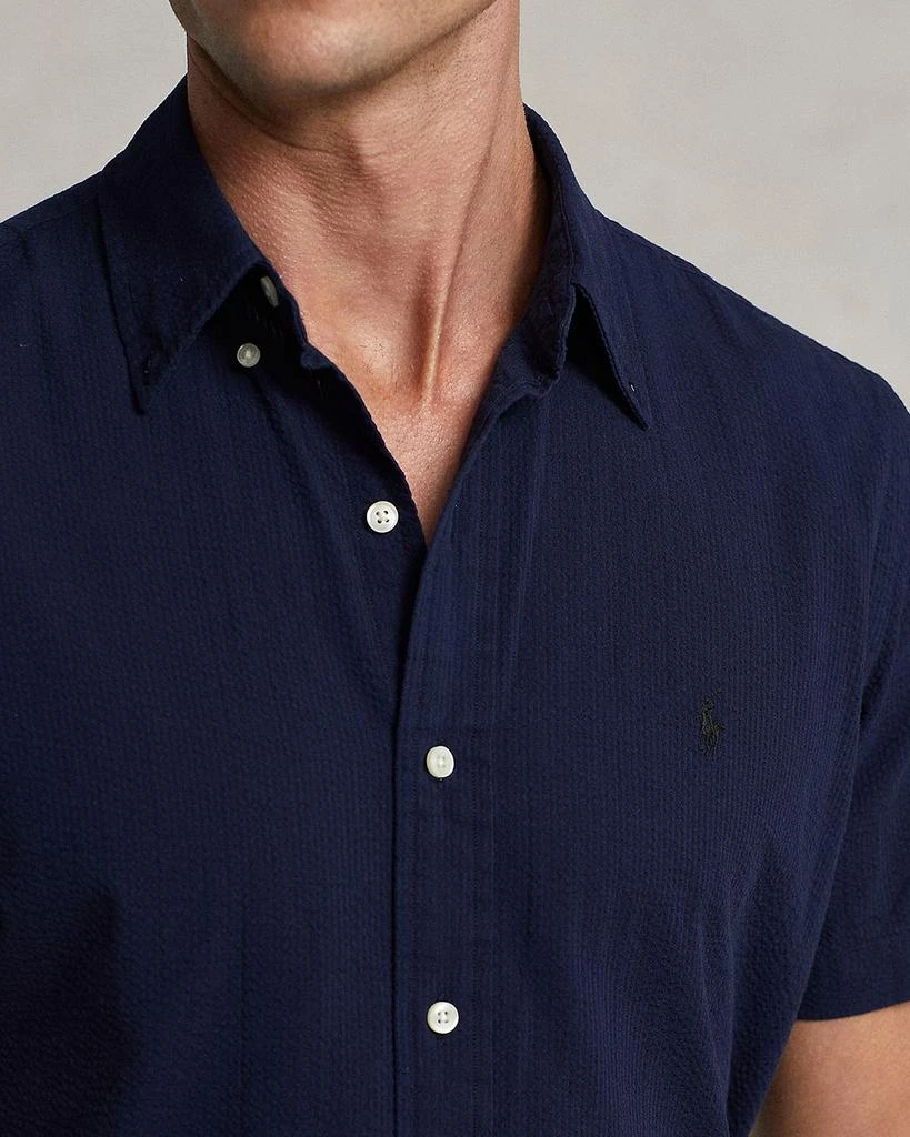 Ralph Lauren Classic Fit Seersucker Short Sleeve Shirt 5