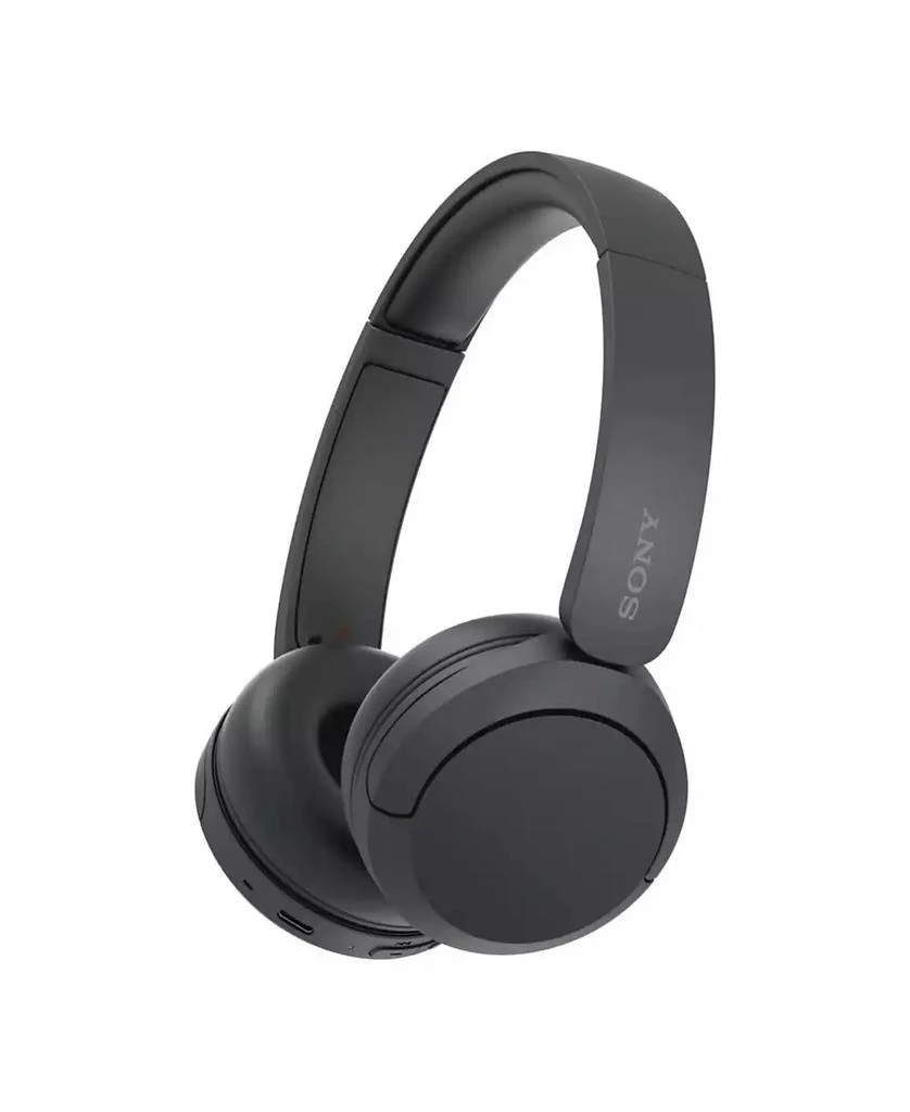 SONY WH-CH520 Bluetooth On-Ear Headphones (Black) with EX15 Earbuds 1