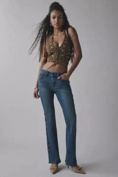 Urban Outfitters UO Teya Studded Faux Suede Halter Top 2