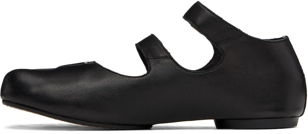 MAISON MARGIELA Black Tabi Ballerina Flats 3