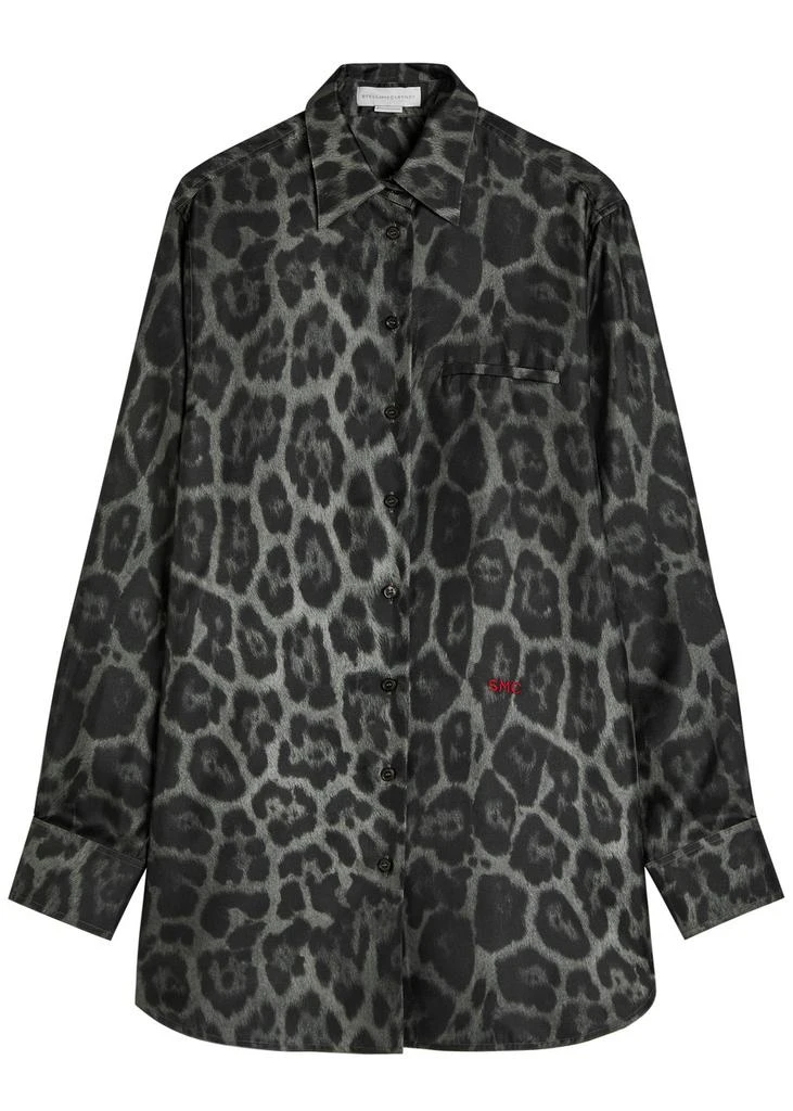 Stella McCartney Leopard-print silk shirt 1
