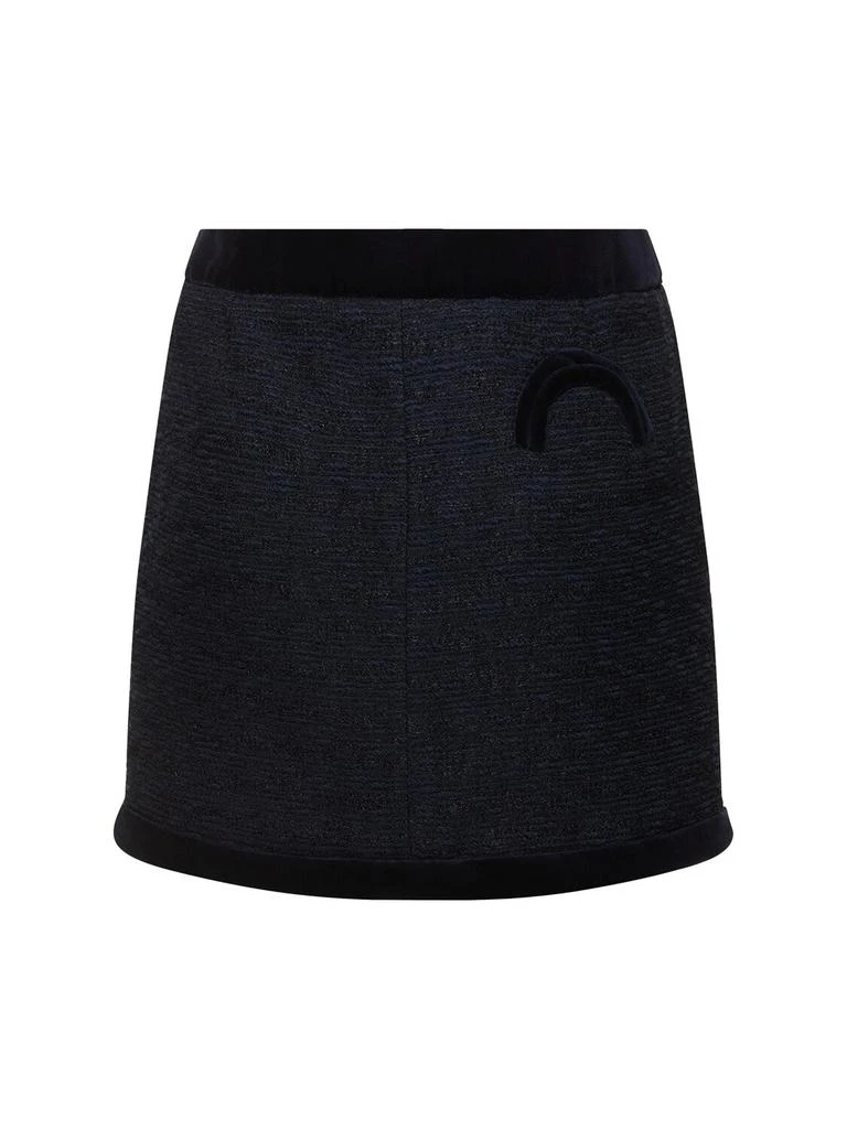BLAZÉ MILANO Exclusive Lusitano Bouclé Mini Skirt 4