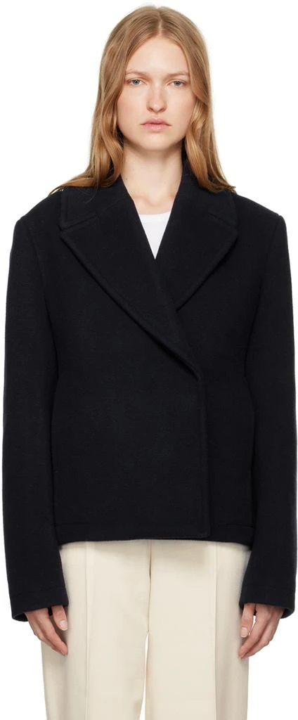 Totême Navy Cropped Jacket 1
