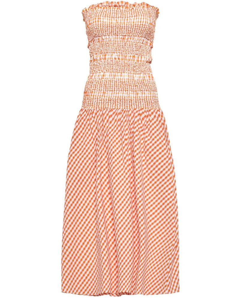 Kenzo Bustier smocked dress 1