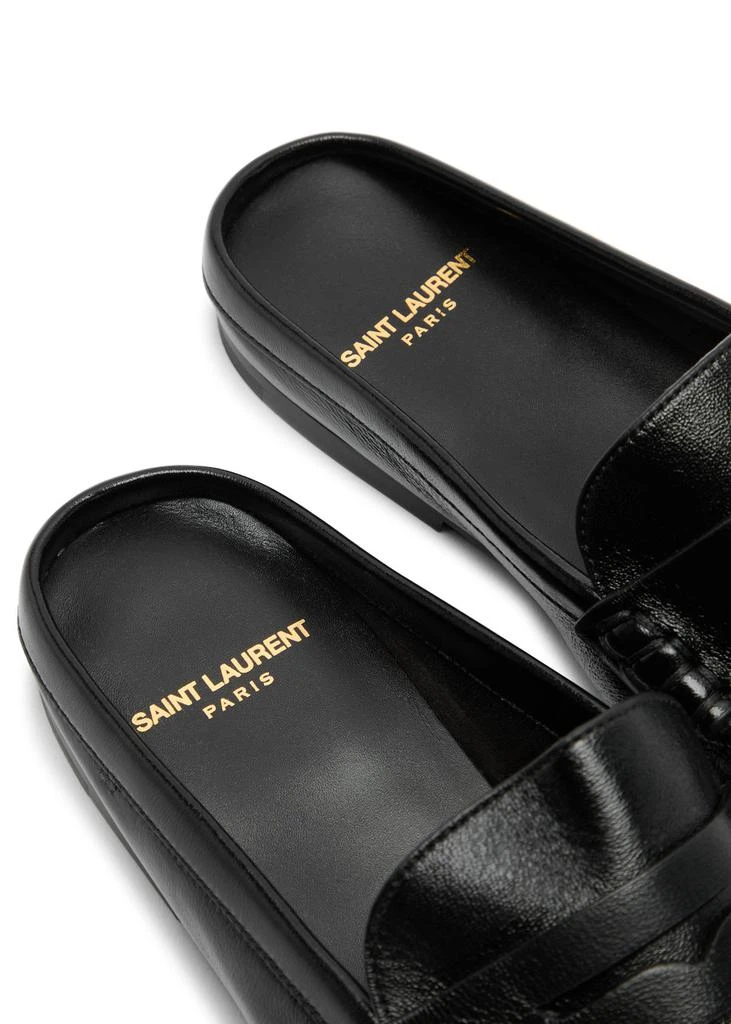 Yves Saint Laurent Le Loafer leather backless loafers 4