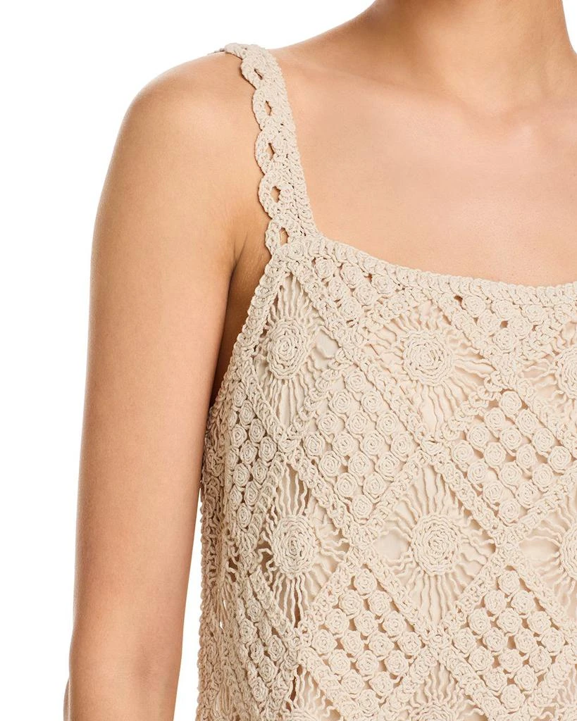 AQUA Diamond Crochet Top - Exclusive 4