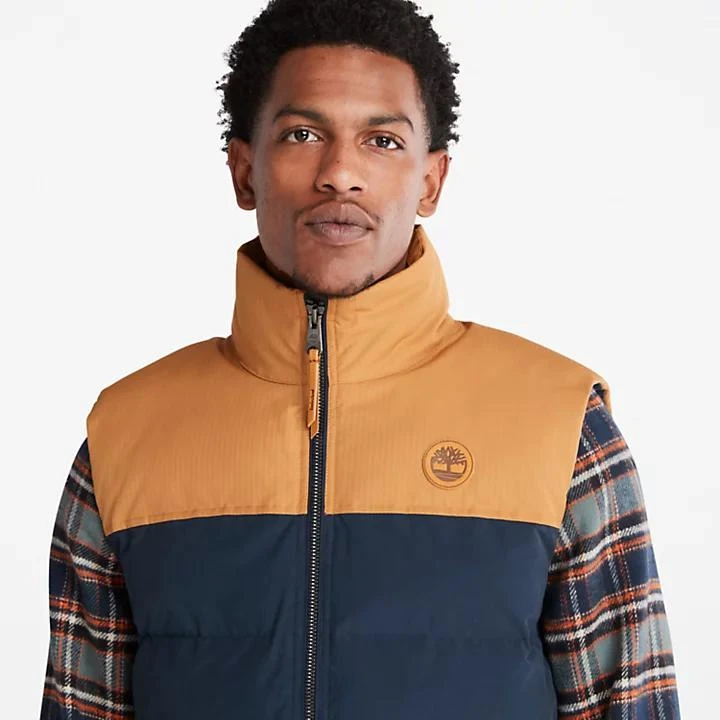 Timberland Welch Mountain Puffer Vest for Men in Navy 5
