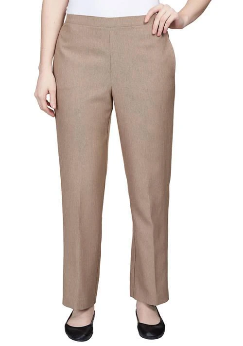 Alfred Dunner Dunner Womens Missy Mulberry Street Proportioned Medium Pants 1