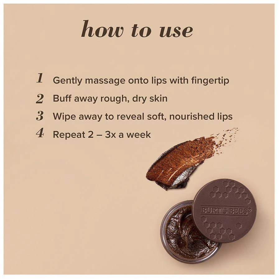 Burt's Bees Conditioning Lip Scrub Mocha 8