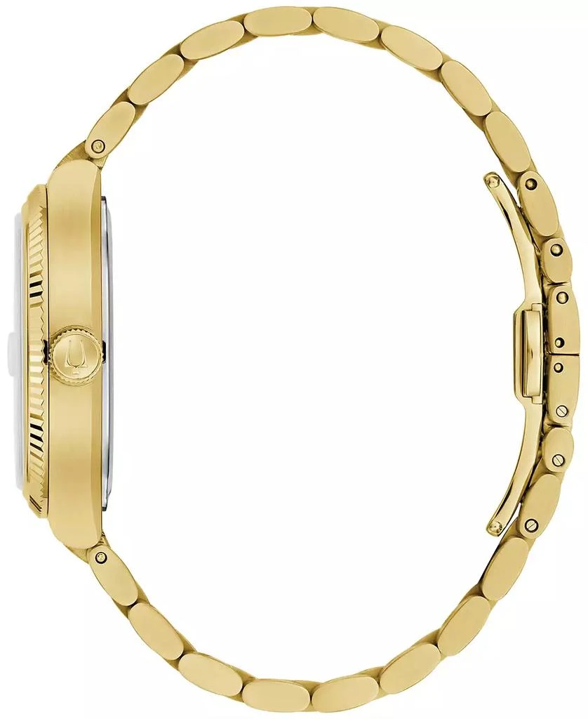 Bulova Men's Super Seville Gold-Tone Stainless Steel Bracelet Watch 38mm 2