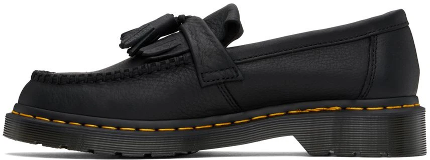 Dr. Martens Black Adrian Yellow Stitch Loafers 3