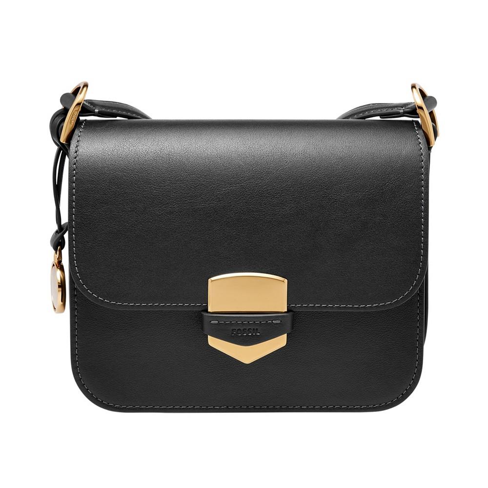Fossil Lennox Leather Flap Crossbody Bag