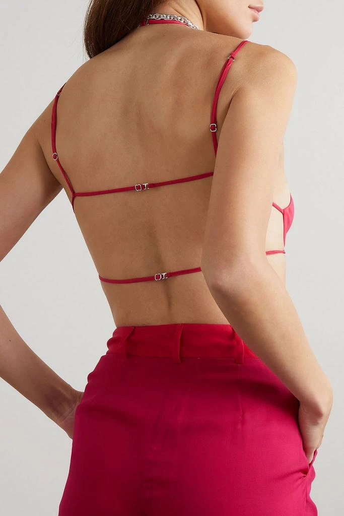 NENSI DOJAKA Cutout cotton bralette 3