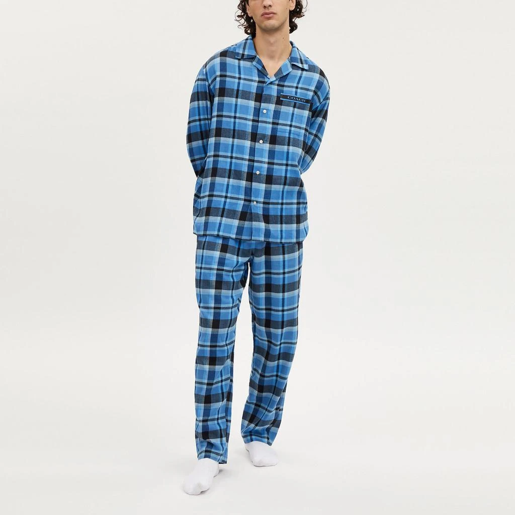 Coach Plaid Pajama Set 2
