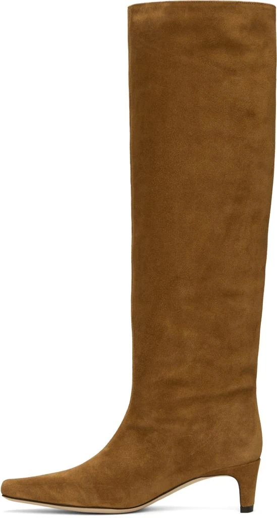 Staud Tan Wally Suede Tall Boots 3