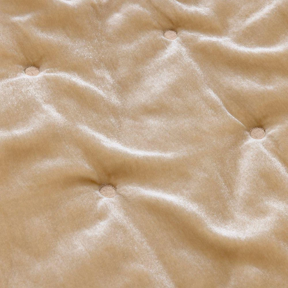 Yves Delorme Cocon Velvet Counterpane Quilt 2