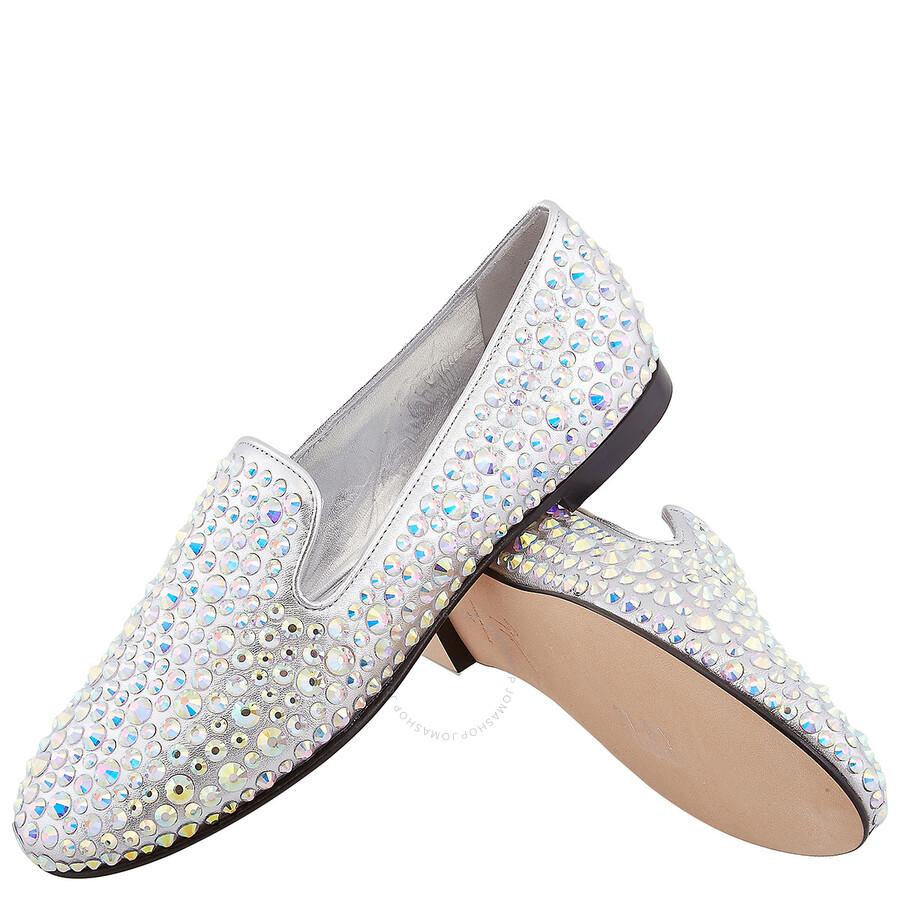 Giuseppe Zanotti Rhinestone Embellised Loafers