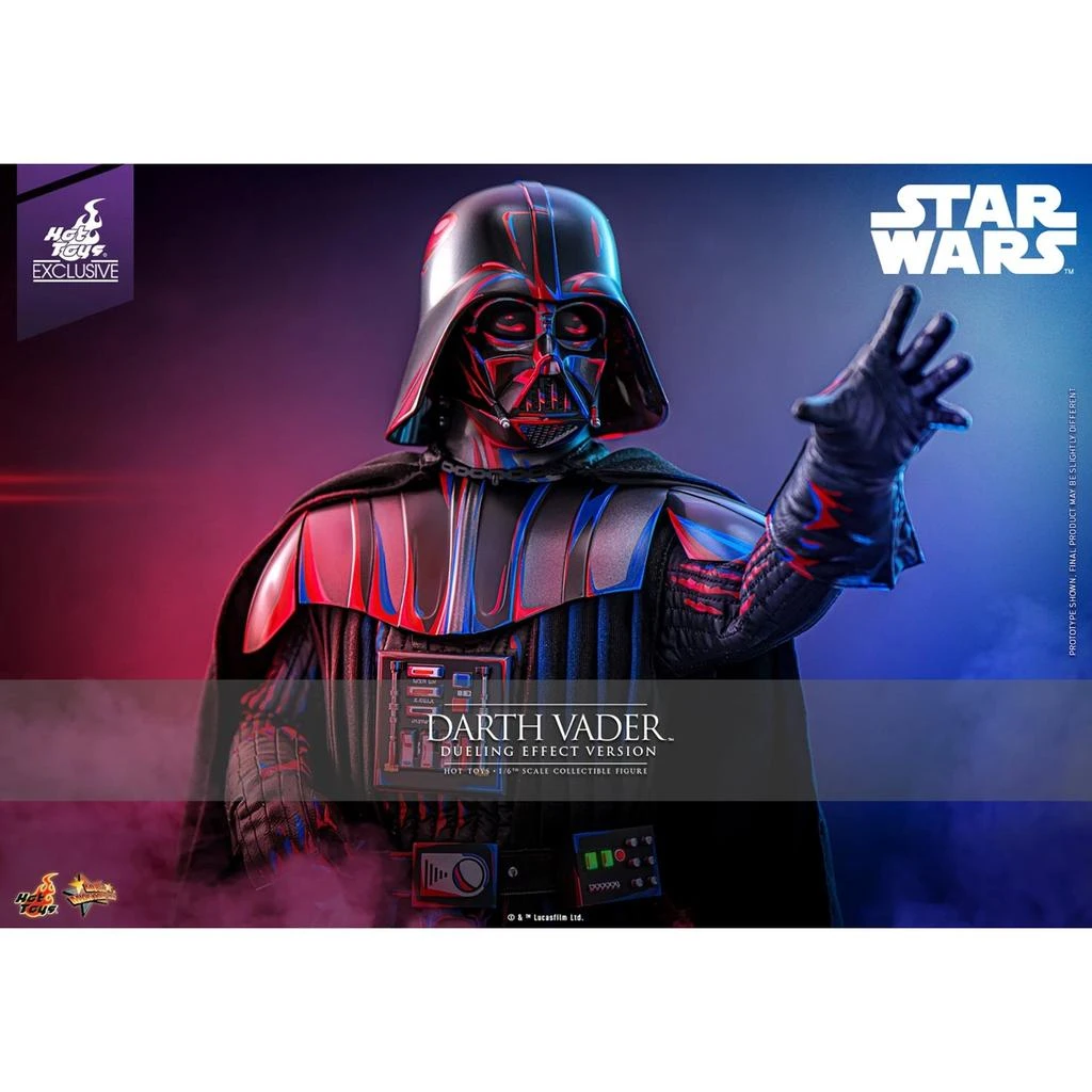 undefined Hot Toys Star Wars Darth Vader (Dueling Effect Version) 1/6th Scale Collectible Figure (35cm) 1