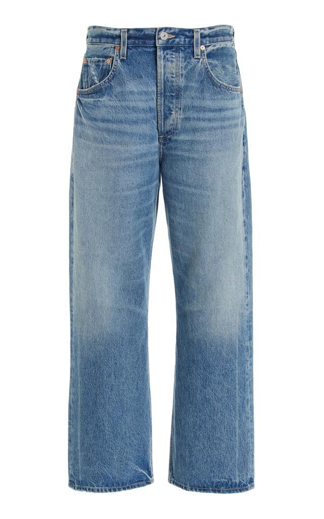 Citizens of Humanity Citizens of Humanity - Gaucho Rigid High-Rise Wide-Leg Jeans - Medium Wash - 28 - Moda Operandi