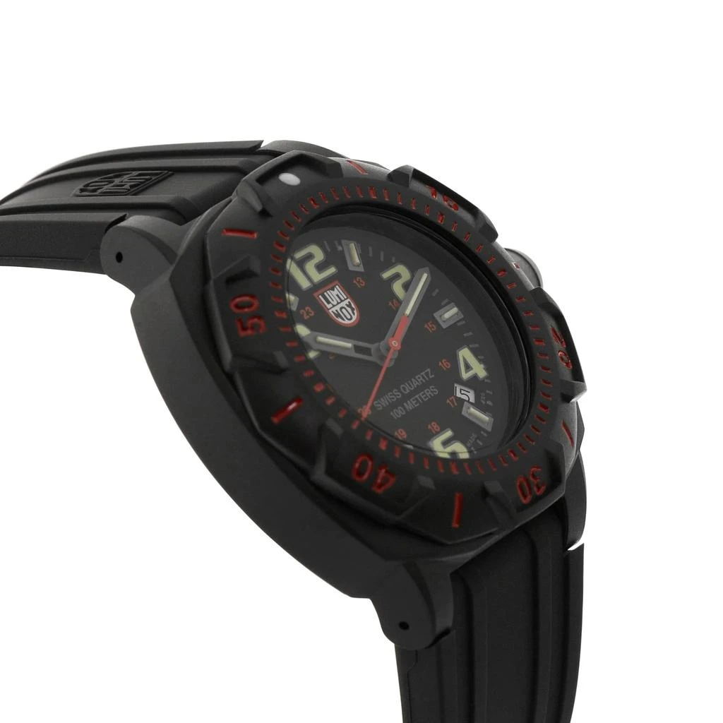 Luminox LUMINOX Men's XL.0215.SL Sentry 0200 Black Dial With Red Markings Watch 4