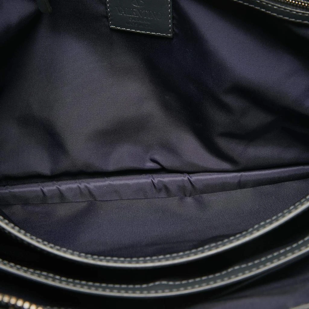 Valentino Valentino Black Leather Rockstud Briefcase Laptop Bag 7