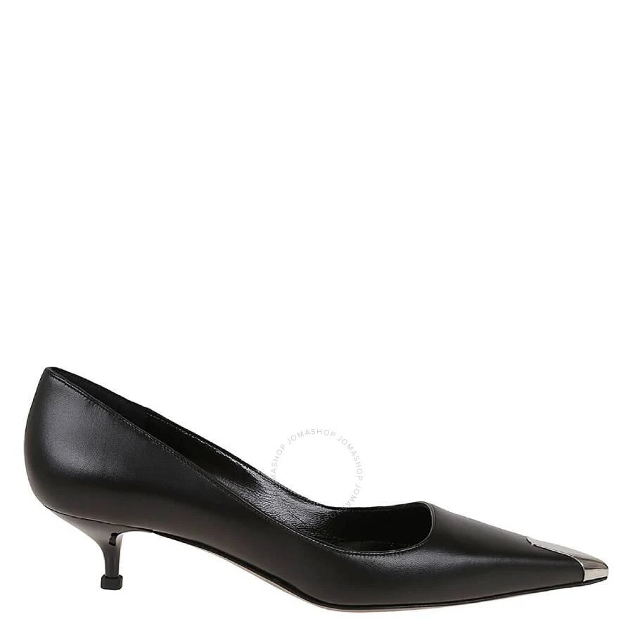 Alexander Mcqueen Black Leather Punk Pumps 1