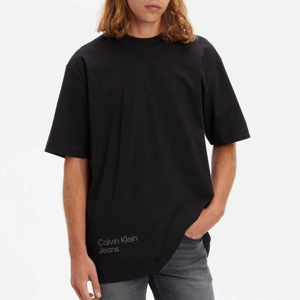 Calvin Klein Calvin Klein Jeans Blurred Coloured Address Cotton T-Shirt 1