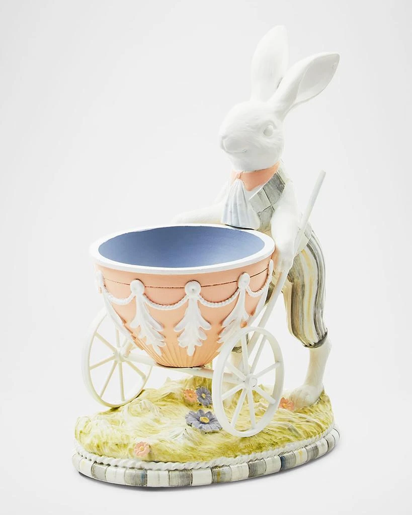 MacKenzie-Childs Cameo Bunny with Cart 2